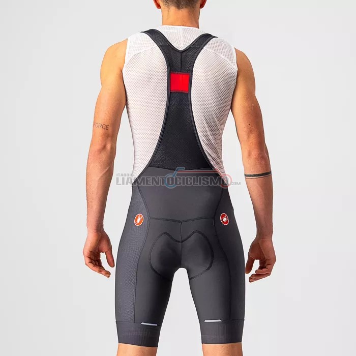 Abbigliamento Ciclismo Castelli Manica Corta 2022 Bianco Grigio