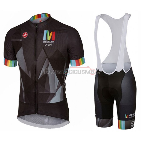 Abbigliamento Ciclismo Castelli Maratona 2017 nero