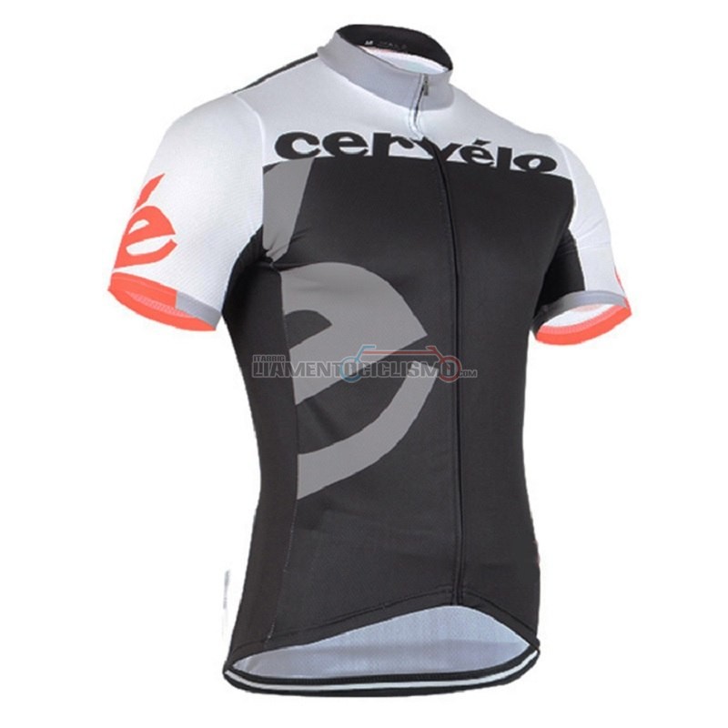 Abbigliamento Ciclismo Cervelo Manica Corta 2018 Grigio Nero