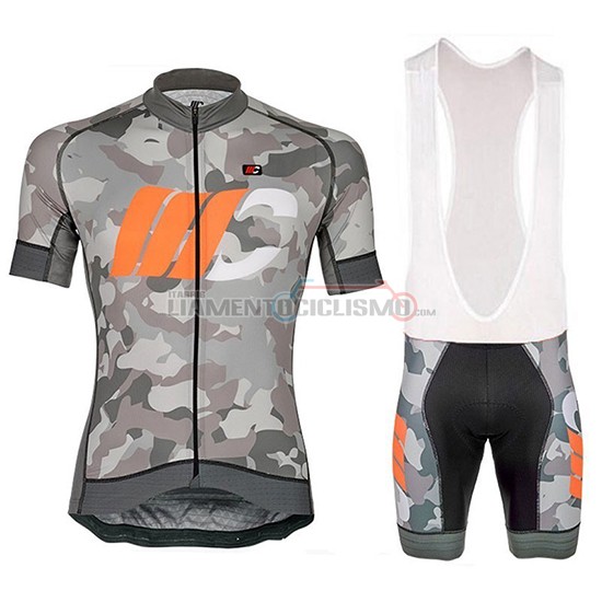 Abbigliamento Ciclismo Cipollini Prestig Camo Manica Corta 2018 Camuffamento Arancione