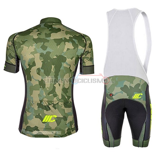 Abbigliamento Ciclismo Cipollini Prestig Camo Manica Corta 2018 Camuffamento Verde