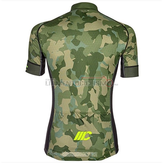Abbigliamento Ciclismo Cipollini Prestig Camo Manica Corta 2018 Camuffamento Verde