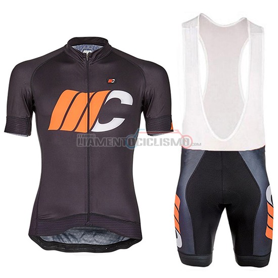 Abbigliamento Ciclismo Cipollini Shading Bianco Nero e Arancione