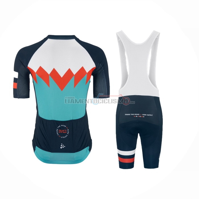 2024 Abbigliamento Ciclismo Craft Azzurro Manica Corta e Salopette