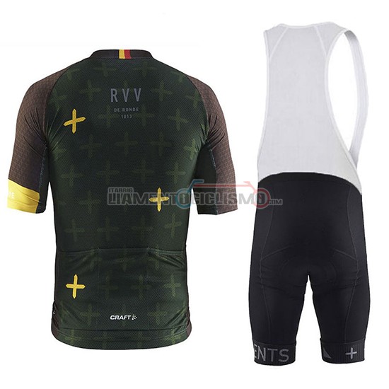 Abbigliamento Ciclismo Craft Monument Manica Corta 2018 Spento Verde