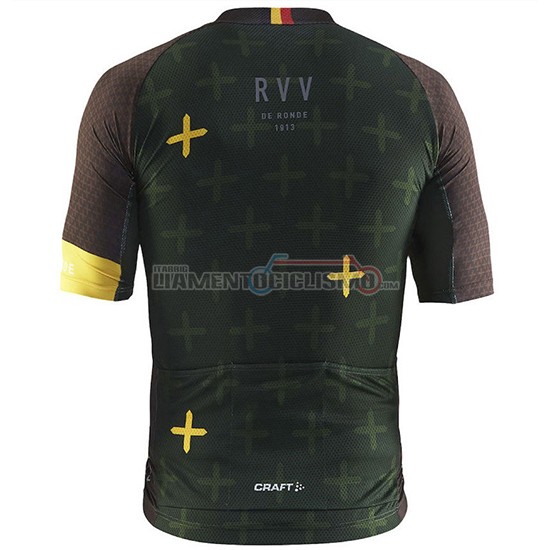 Abbigliamento Ciclismo Craft Monument Manica Corta 2018 Spento Verde