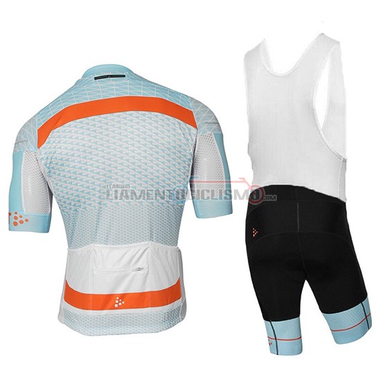 Abbigliamento Ciclismo Craft Route Manica Corta 2018 Chiaro Blu
