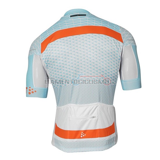 Abbigliamento Ciclismo Craft Route Manica Corta 2018 Chiaro Blu