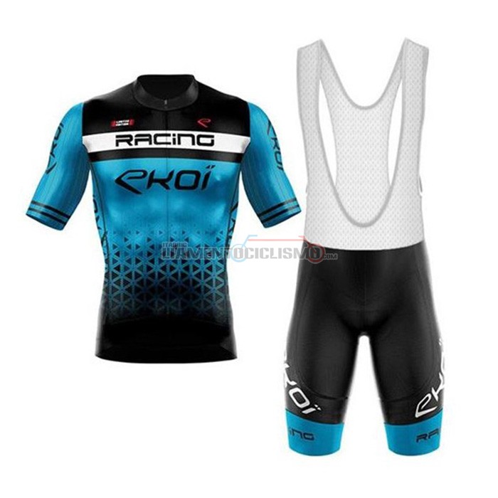 Abbigliamento Ciclismo EKOI Manica Corta 2020 Nero Blu