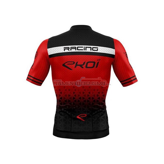Abbigliamento Ciclismo EKOI Manica Corta 2020 Nero Rosso