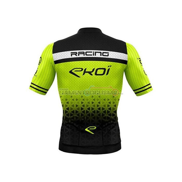 Abbigliamento Ciclismo EKOI Manica Corta 2020 Nero Verde