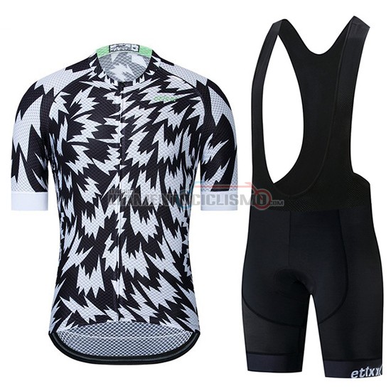 Abbigliamento Ciclismo Etixxl Manica Corta 2019 Nero Bianco