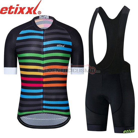 Abbigliamento Ciclismo Etixxl Manica Corta 2019 Nero Blu