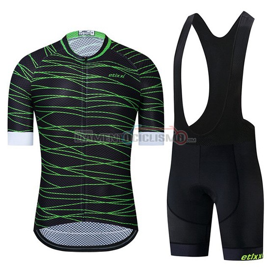 Abbigliamento Ciclismo Etixxl Manica Corta 2019 Nero Verde