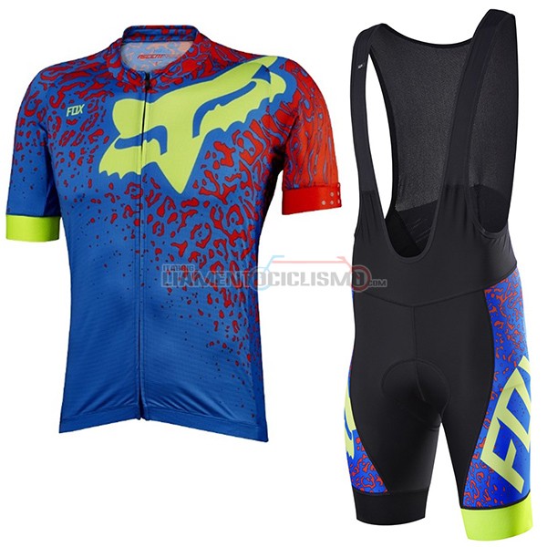 Abbigliamento Ciclismo Fox Ascent Comp 2017 blu