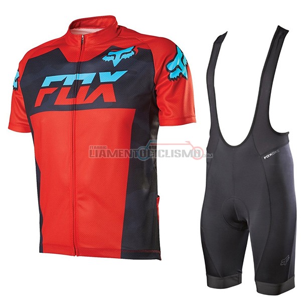 Abbigliamento Ciclismo Fox Livewire 2017 rosso