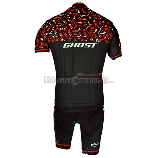 Abbigliamento Ciclismo Ghost Manica Corta 2018 Rosso Nero
