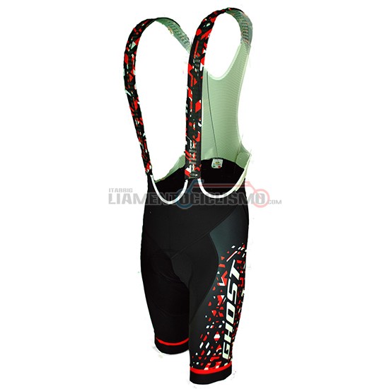 Abbigliamento Ciclismo Ghost Manica Corta 2018 Rosso Nero