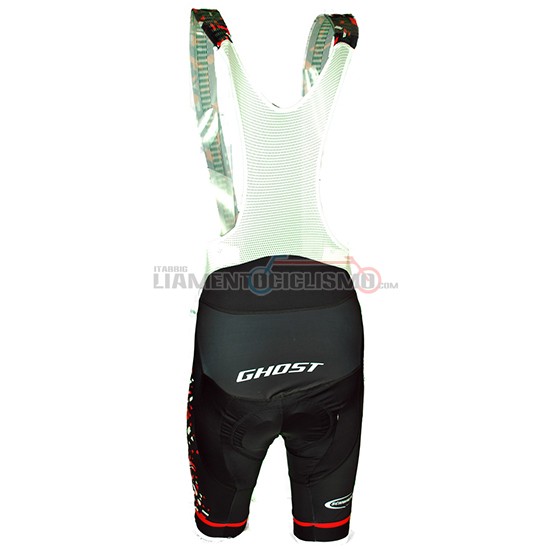Abbigliamento Ciclismo Ghost Manica Corta 2018 Rosso Nero