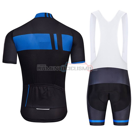 Abbigliamento Ciclis Giant Manica Corta 2018 Nero e Blu