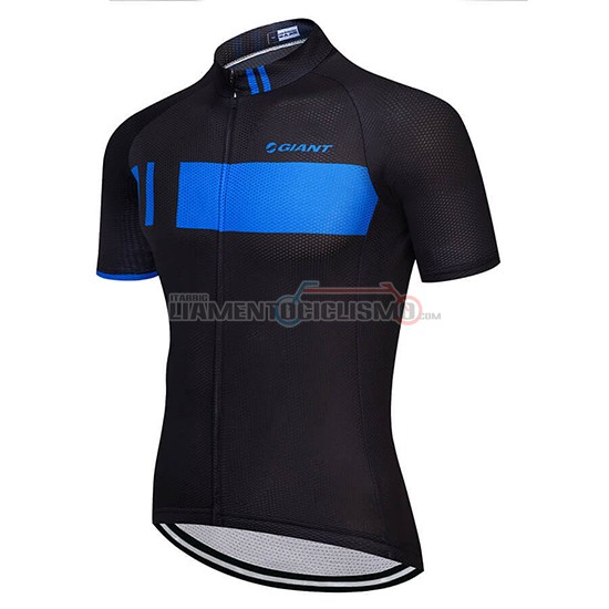 Abbigliamento Ciclis Giant Manica Corta 2018 Nero e Blu