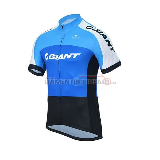 Abbigliamento Ciclismo Giant Club Sport Manica Corta 2018 Blu e Nero