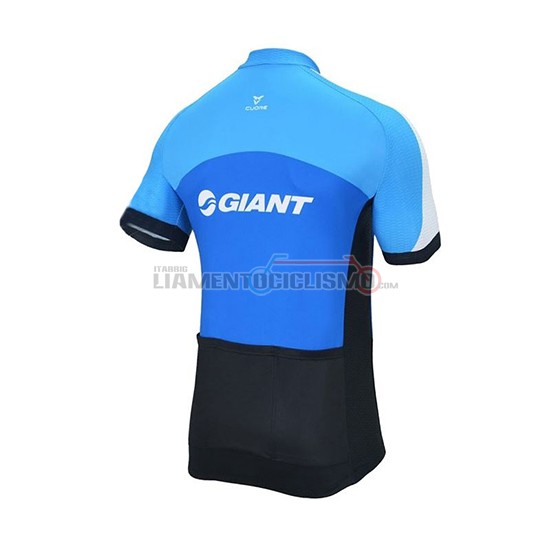 Abbigliamento Ciclismo Giant Club Sport Manica Corta 2018 Blu e Nero