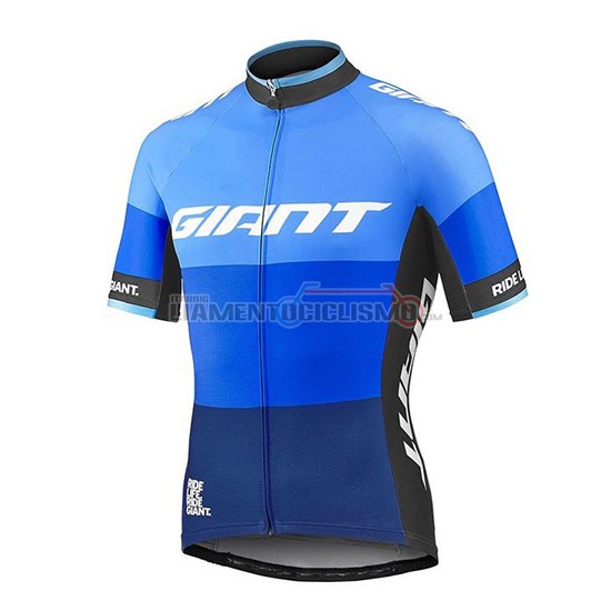 Abbigliamento Ciclismo Giant Elevate Manica Corta 2018 Blu