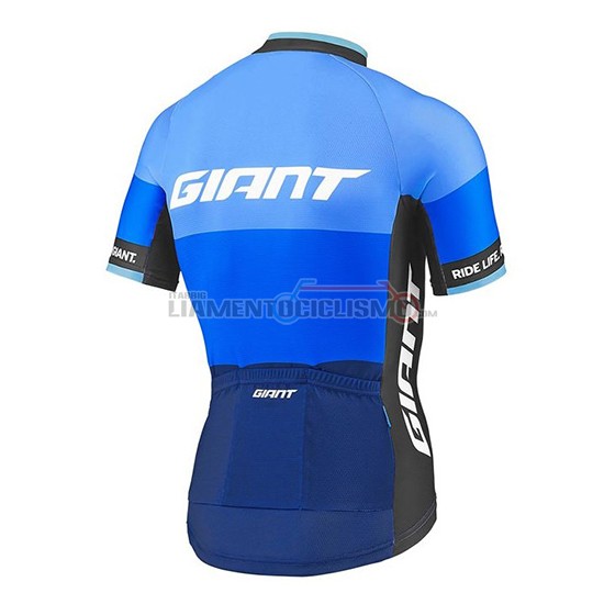 Abbigliamento Ciclismo Giant Elevate Manica Corta 2018 Blu