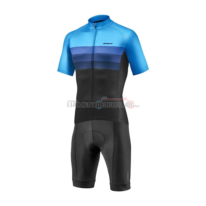 Abbigliamento Ciclismo Giant Manica Corta 2021 Nero Blu(1)