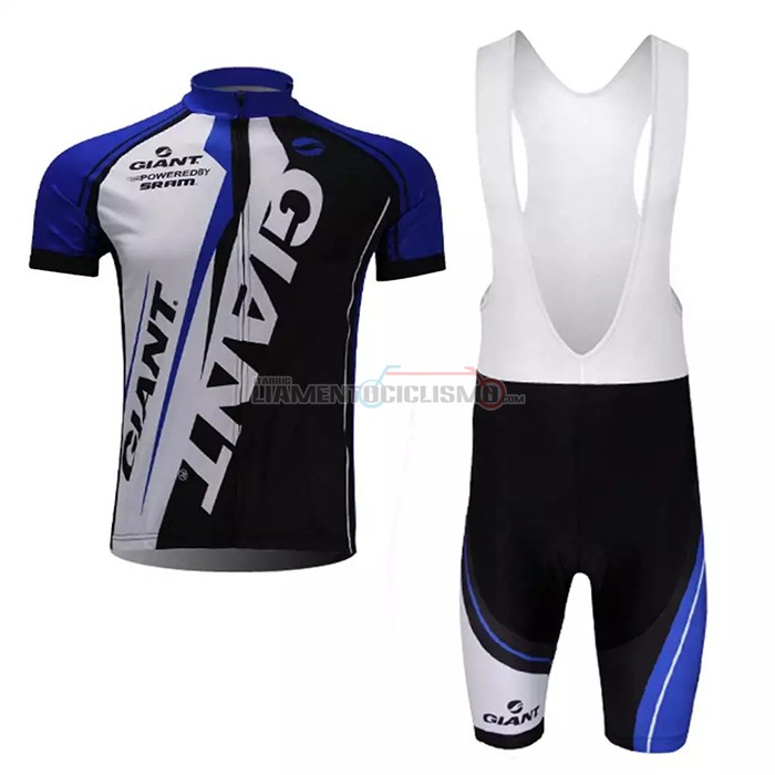 Abbigliamento Ciclismo Giant Manica Corta 2021 Nero Blu