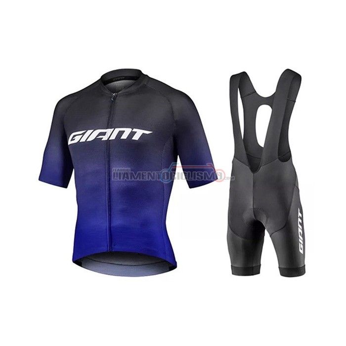 Abbigliamento Ciclismo Giant Manica Corta 2021 Nero Viola