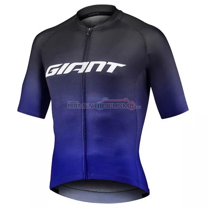 Abbigliamento Ciclismo Giant Manica Corta 2021 Nero Viola