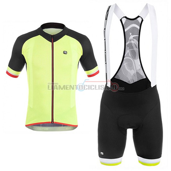 2017 Abbigliamento Ciclismo Giordana Manica Corta Giallo