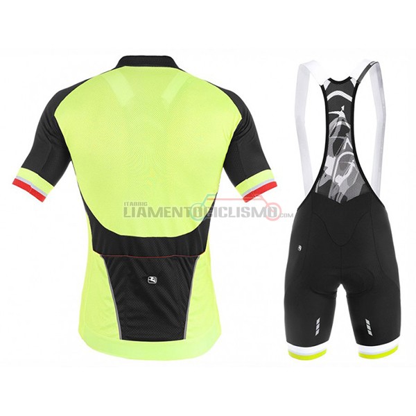 2017 Abbigliamento Ciclismo Giordana Manica Corta Giallo