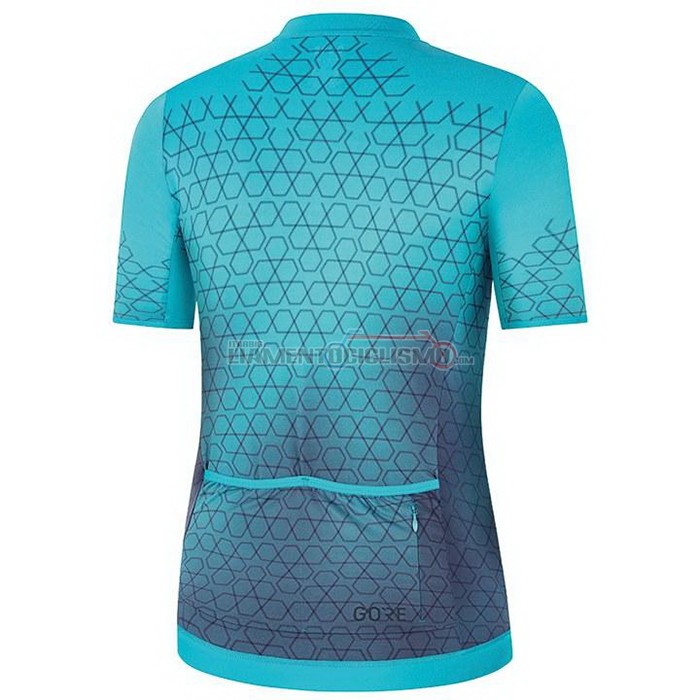 Abbigliamento Ciclismo Gore Manica Corta 2021 Blu