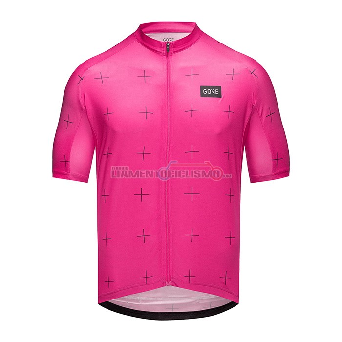 Abbigliamento Ciclismo Gore Manica Corta 2022 Fuxia