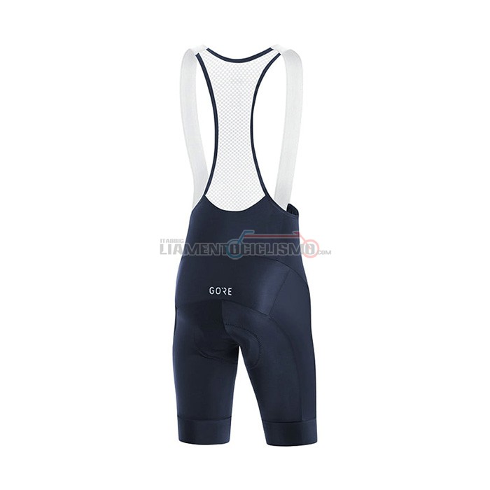 Abbigliamento Ciclismo Gore Manica Corta 2022 Nero Blu