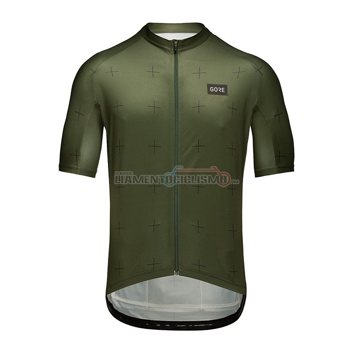 Abbigliamento Ciclismo Gore Manica Corta 2022 Verde