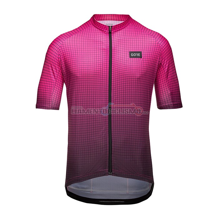 Abbigliamento Ciclismo Gore Manica Corta 2022 Viola Nero