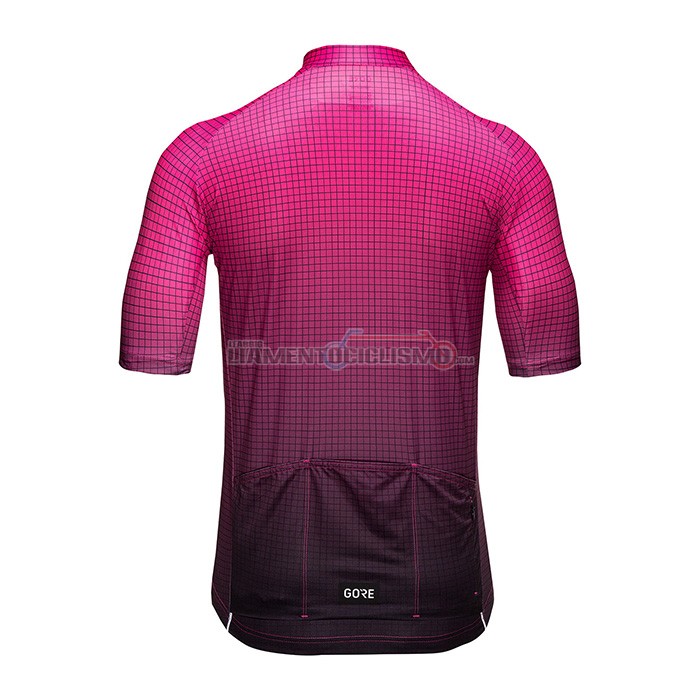 Abbigliamento Ciclismo Gore Manica Corta 2022 Viola Nero