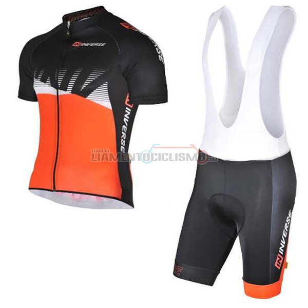 Abbigliamento Ciclismo Inverse 2017 nero e arancione