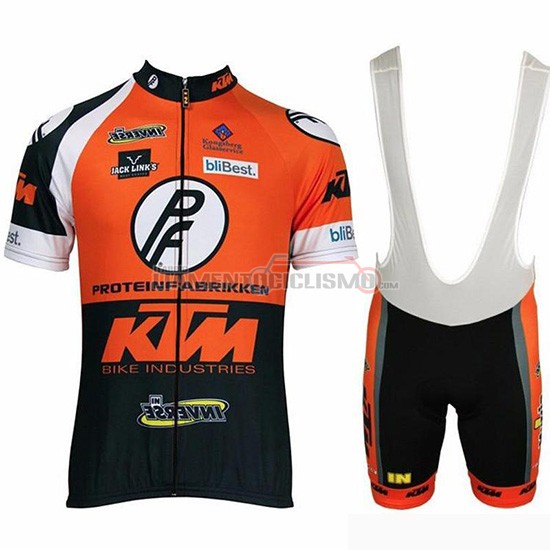 Abbigliamento Ciclismo Ktm Manica Corta 2019 Nero Arancione