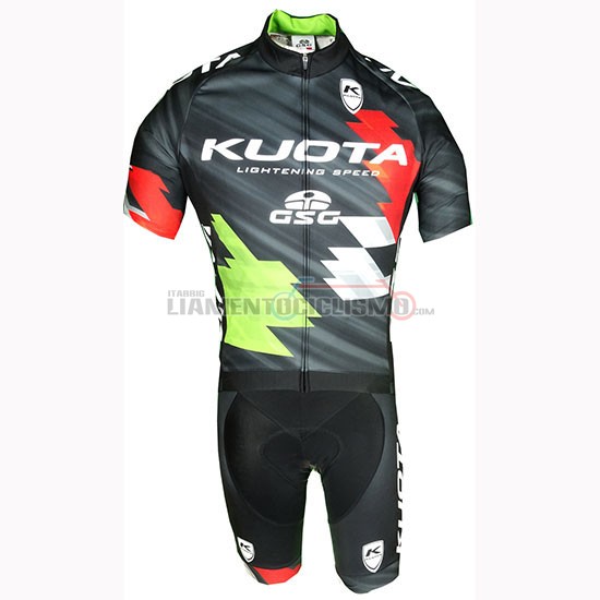 Abbigliamento Ciclismo Kuota Manica Corta 2019 Nero