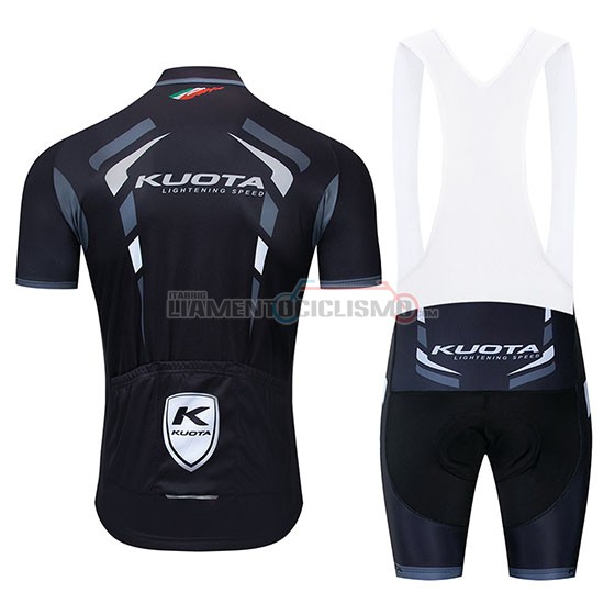 Abbigliamento Ciclismo Kuota Manica Corta 2019 Nero Bianco