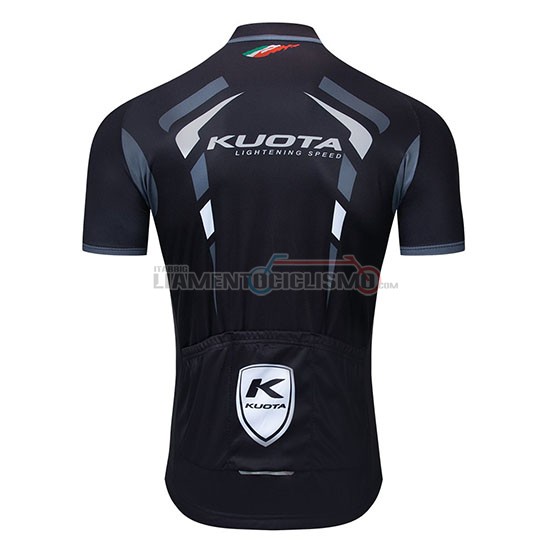Abbigliamento Ciclismo Kuota Manica Corta 2019 Nero Bianco