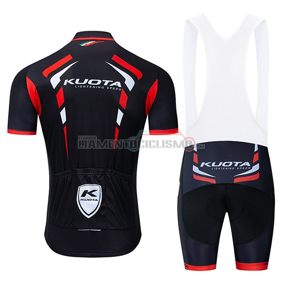 Abbigliamento Ciclismo Kuota Manica Corta 2019 Nero Rosso
