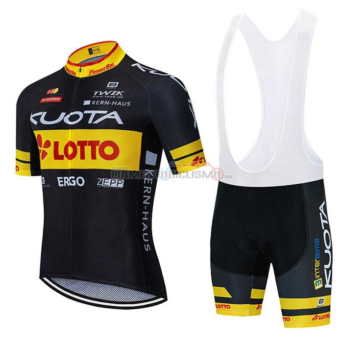 Abbigliamento Ciclismo Kuota Manica Corta 2020 Nero Giallo