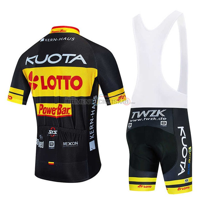 Abbigliamento Ciclismo Kuota Manica Corta 2020 Nero Giallo