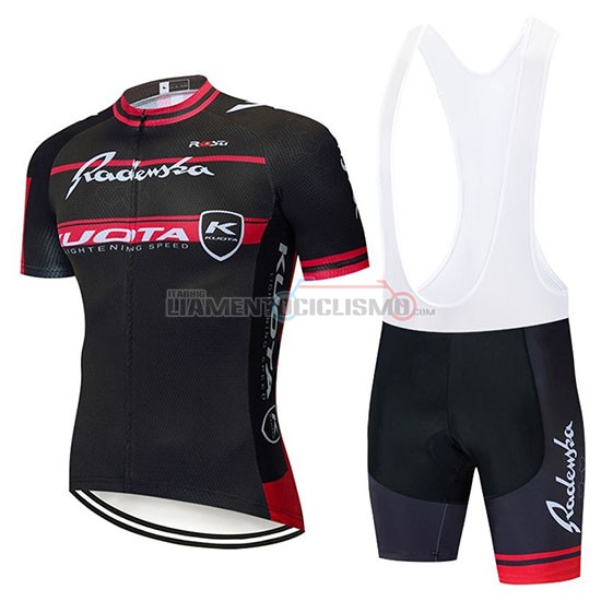 Abbigliamento Ciclismo Kuota Manica Corta 2020 Nero Rosso